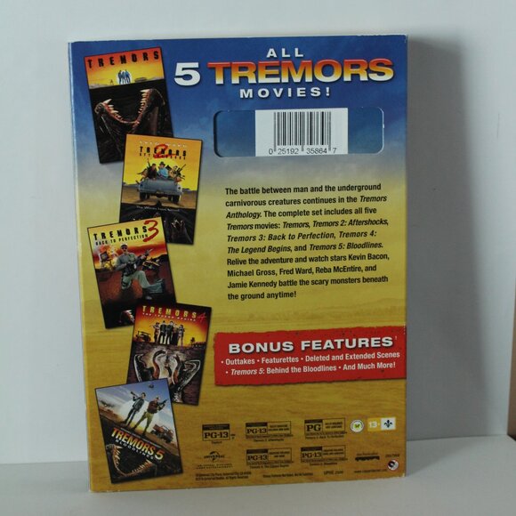 Tremors Anthology (DVD, 2016, 3-Disc Set) 5 Movies - Picture 2 of 2